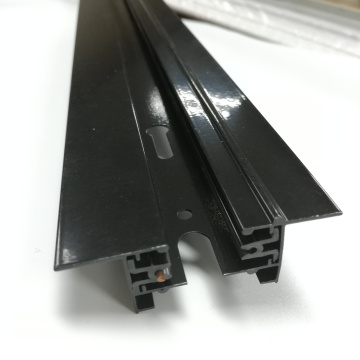 2 Wire Recessed track rail Fixture Aluminium Guide